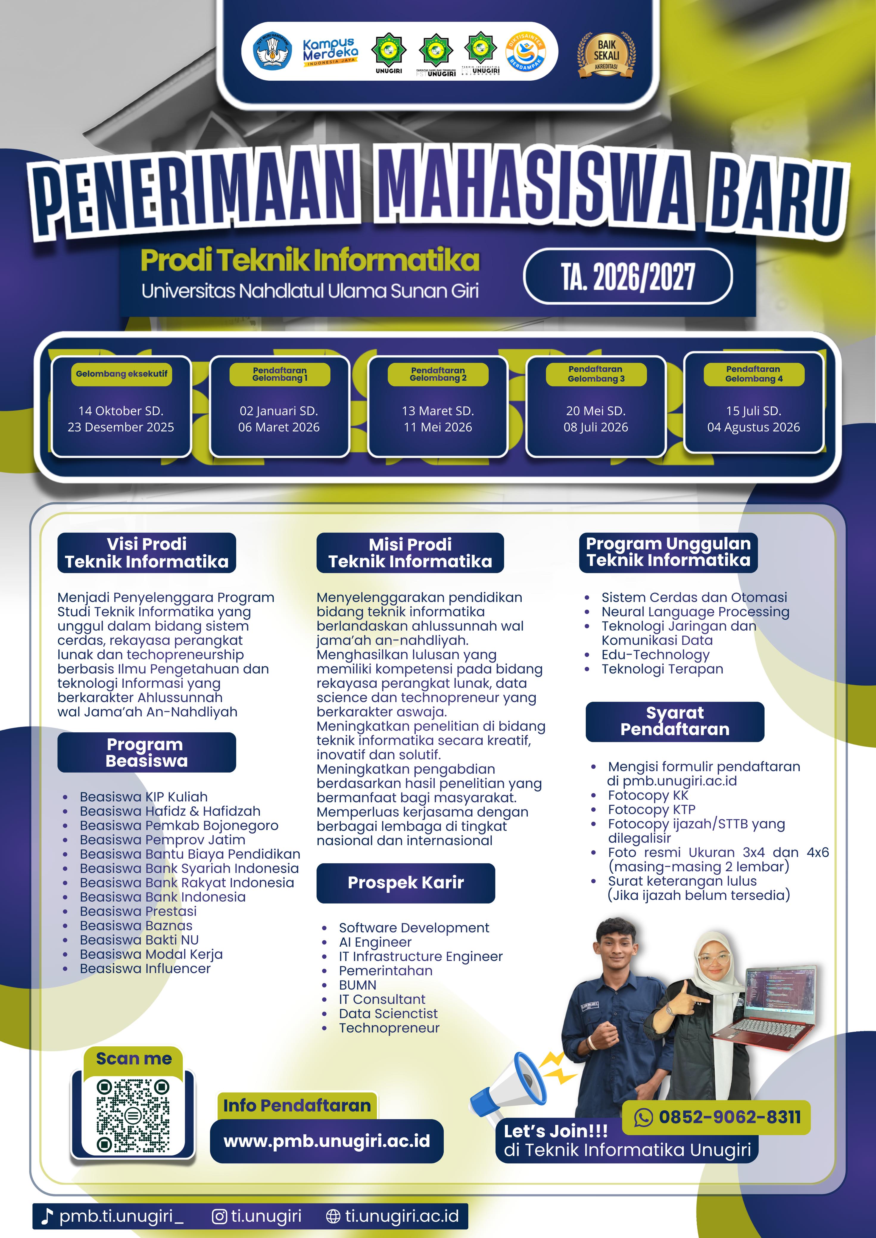 OPEN RECRUITMENT MAHASISWA TEKNIK INFORMATIKA